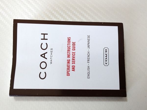 ◆COACH(SWISS MADE)　クオーツ腕時計　女性用　[0250]_画像10