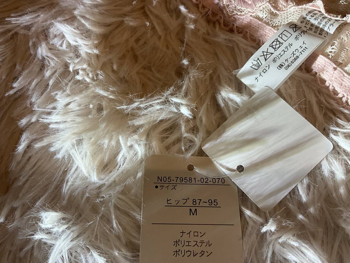 ［1円スタート］ W02／新品／Risa Magli リサマリ レース単品ショーツ／M／ピンク系／N05-79581-02-070の画像5