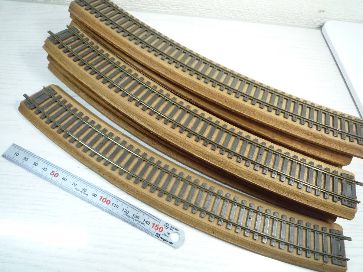 GHF672 railroad model HO gauge wooden rail roadbed set sale 