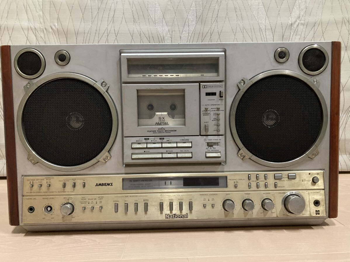 National RX-7200 National radio-cassette stereo Junk 