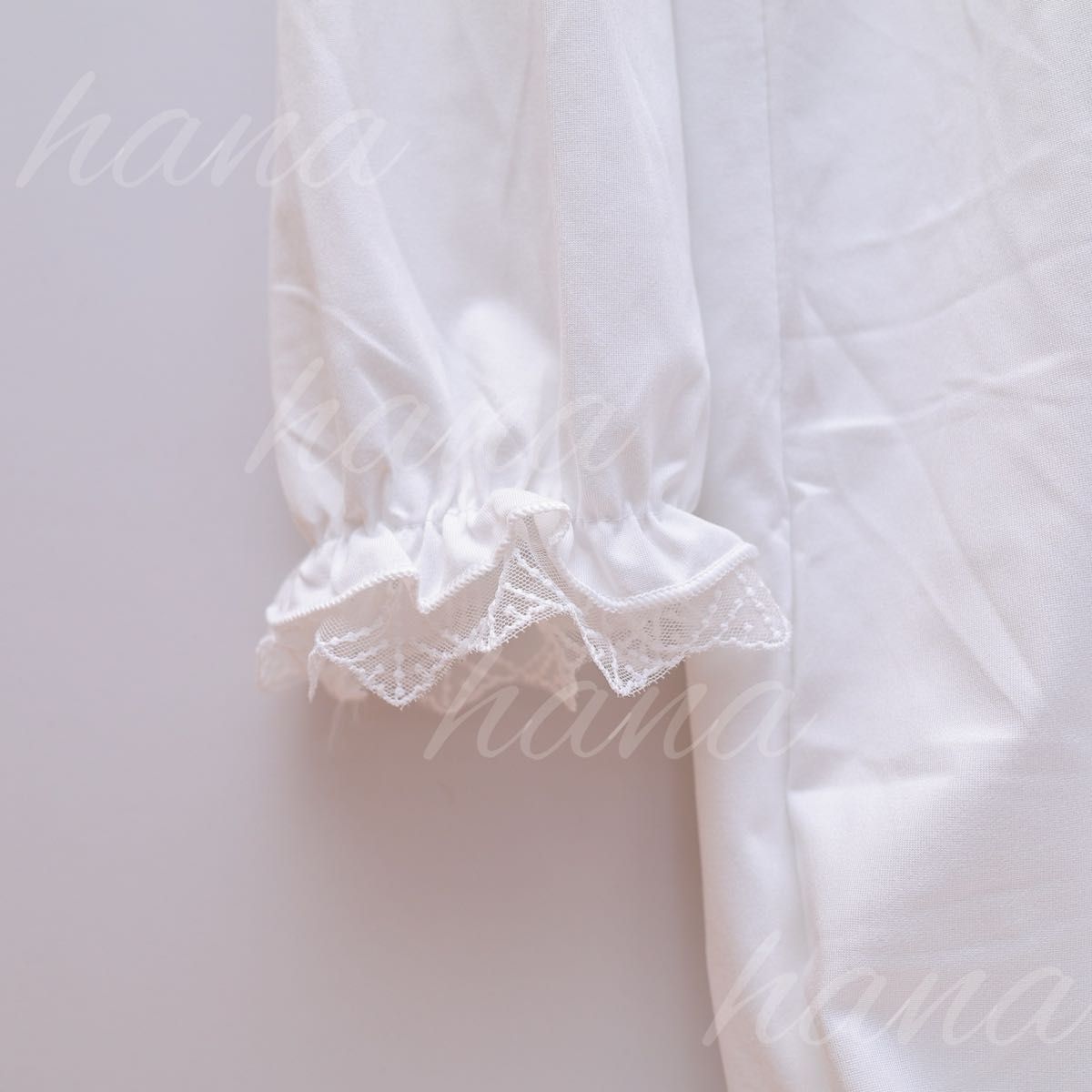 ナイトウェア ワンピース レディース ネグリジェ パジャマ ワンピース 白 長袖 部屋着 可愛い ホワイト