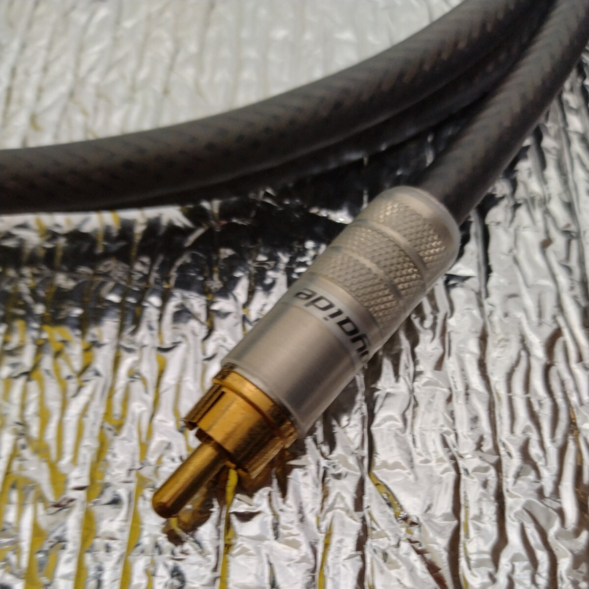 * 1 иен старт * oyaide электрический специальный заказ RCA кабель Ecstasy Cable использование точный серебряный металлизированный проводник . использование примерно 130cm звук аудио 