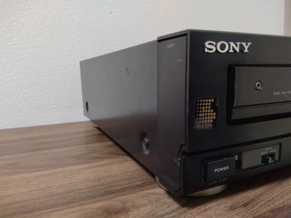 ☆ 通電確認済 ☆ SONY ソニー CDP-227ESD CDプレーヤー 音響 オーディオ ジャンクの画像6