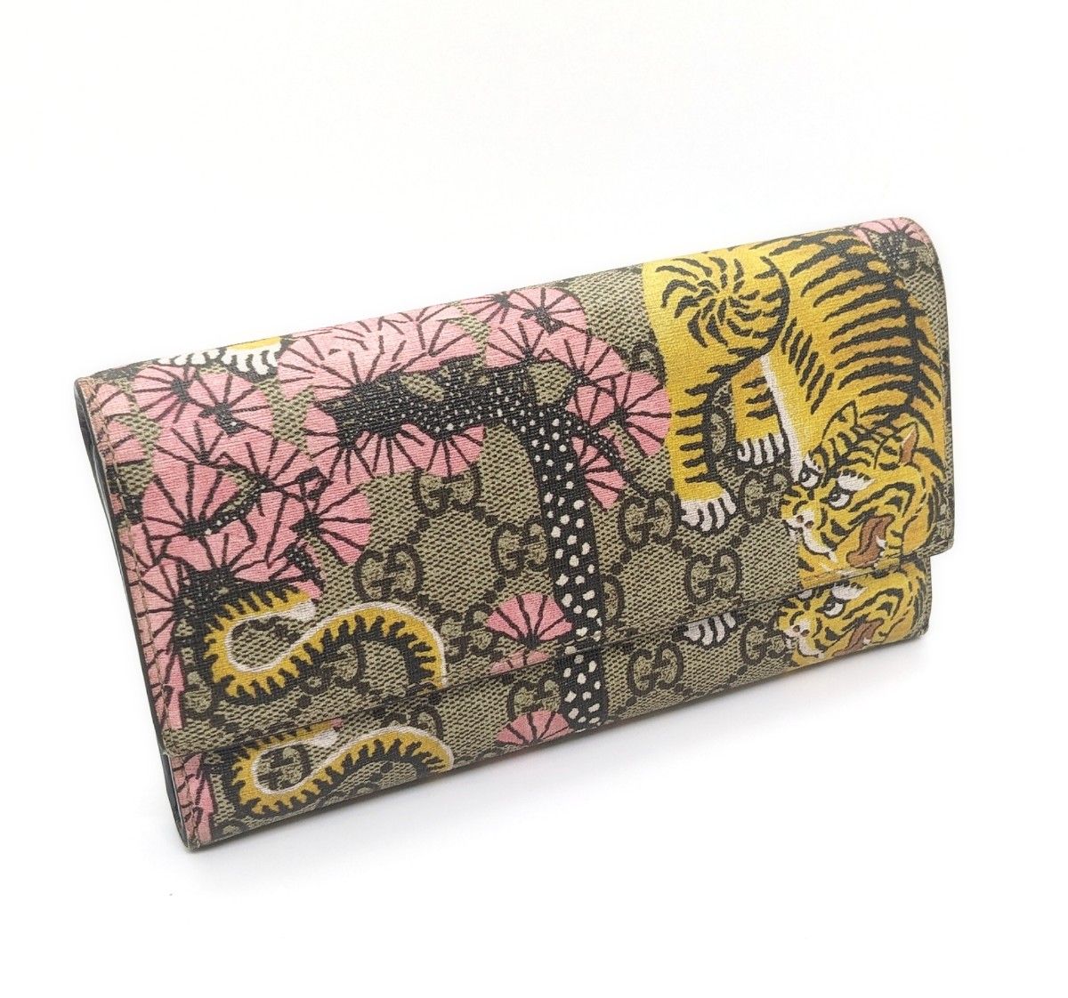 未使用品最終値下げ GUCCI 長財布 虎 桜 日本限定品 超希少 未使用品最終値下げ GUCCI 長財布 虎 桜 日本限定品 超希少