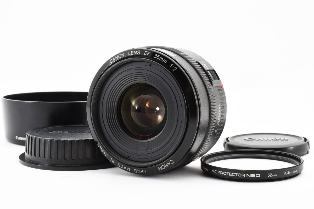 【良品/作例】Canon EF 35mm f/2 広角 AF Lens Canon EF マウント キャノン 単焦点 一眼レフ オールド カメラレンズ_画像1