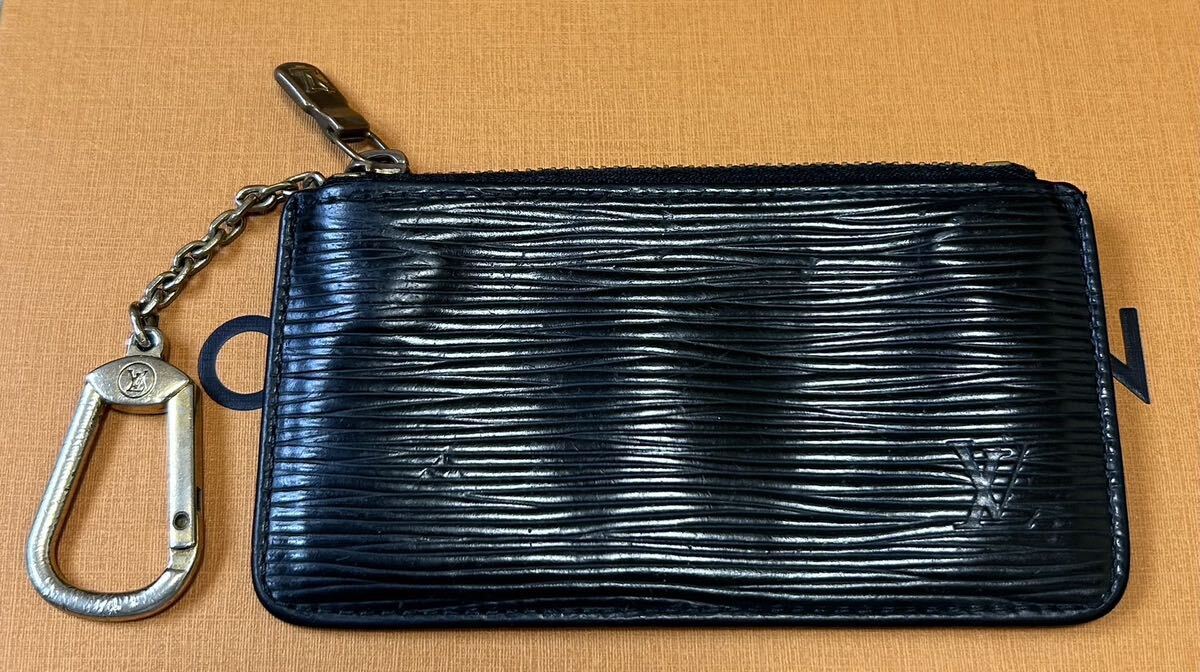  pochette kre epi Louis Vuitton LOUISVUITTON change purse . coin case 1 jpy start black M63802