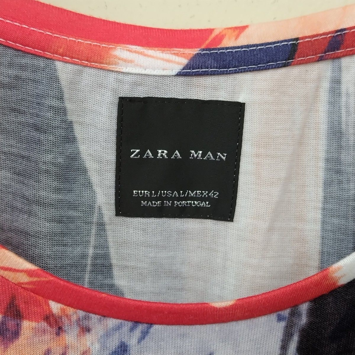 【送料無料】ZARAザラ　タンクトップ　ノースリーブシャツ　サイズL