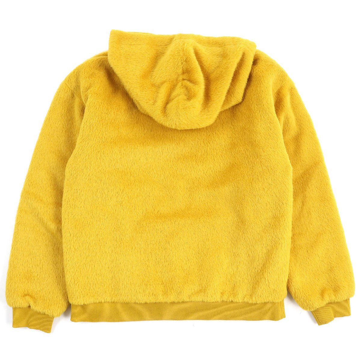  ultimate beautiful goods ^ Celine 22AW 2Y964925Rfaji- wool Roo z Fit f-ti- alpaca . spangled Logo cotton inside Parker yellow L regular goods 