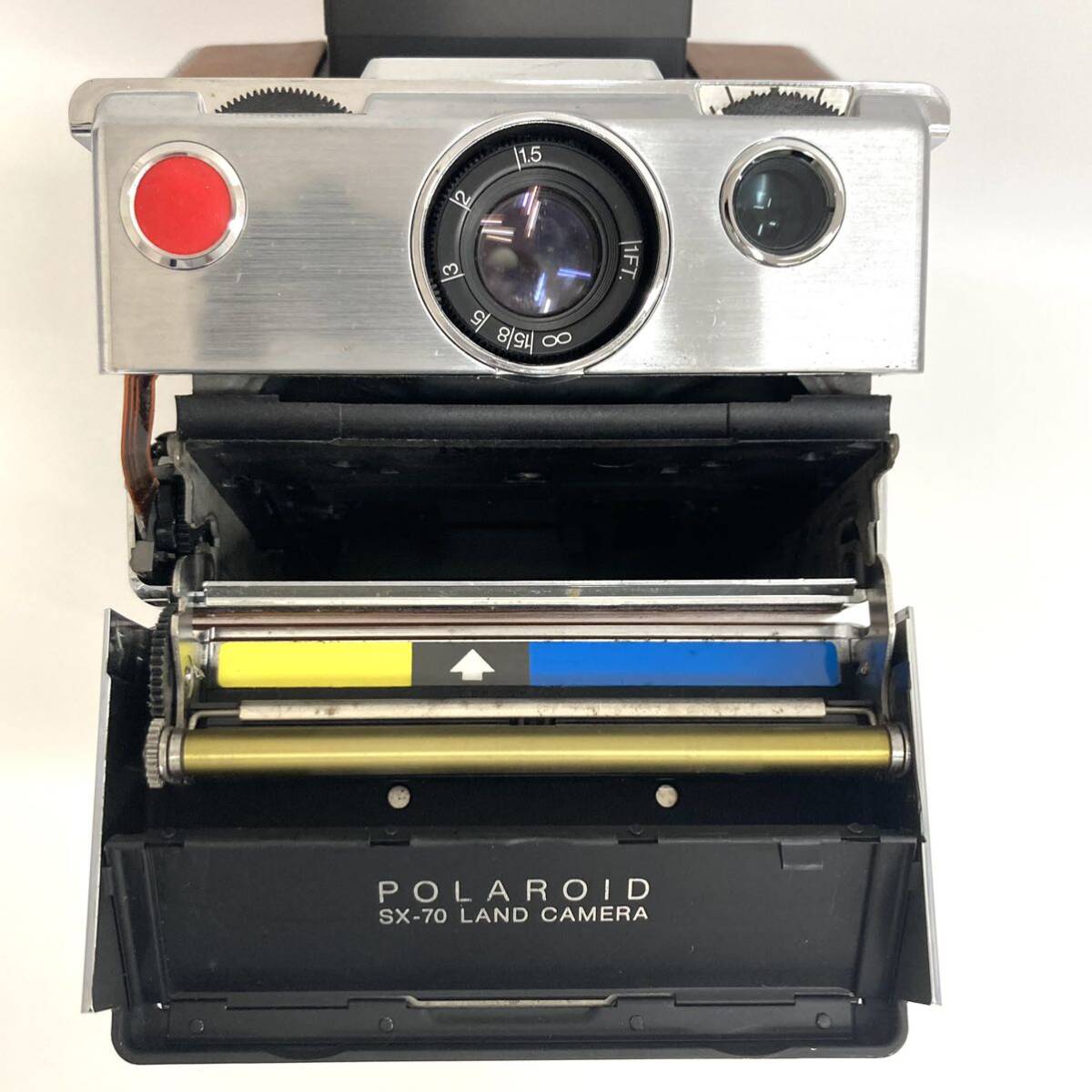 SH* 1 jpy start POLAROID SX-70 LAND CAMERA Polaroid camera used operation not yet verification Vintage rare box, manual, small articles, at that time. details document 