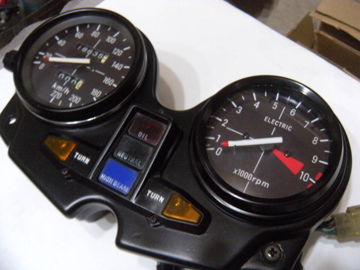 CB750F RC04 FZ~FB 電気式タコメーター ELECTRIC ロゴ入り CB750F RC04 FZ~FB 電気式タコメーター ELECTRIC ロゴ入り