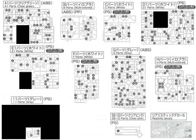 【未組立】RG 1/144 フルアーマー・ユニコーンガンダム ユニコーンガンダム本体のみ_画像2