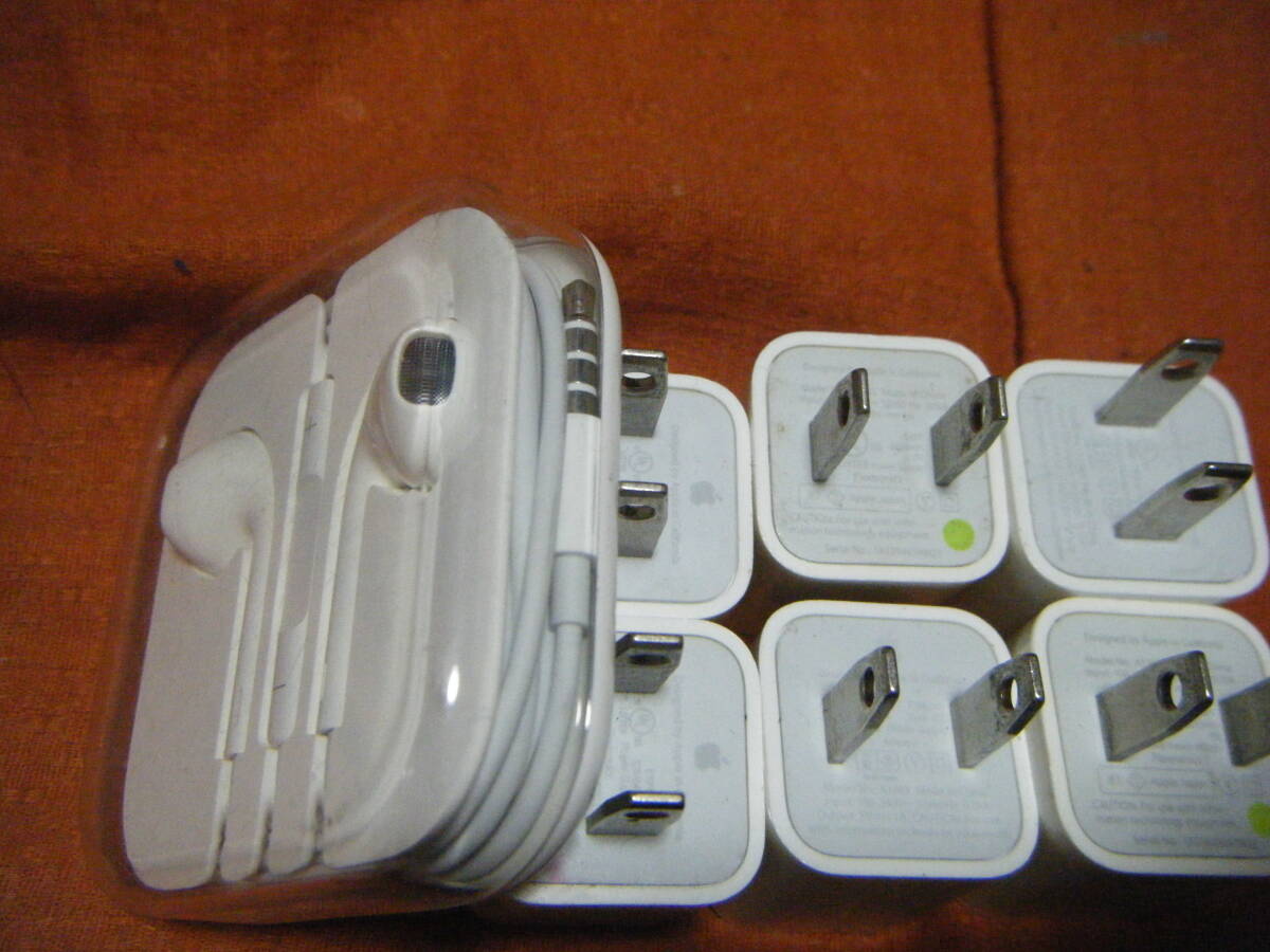 ●APPLE USB AC充電器　6個　アップルイヤホン●_画像4