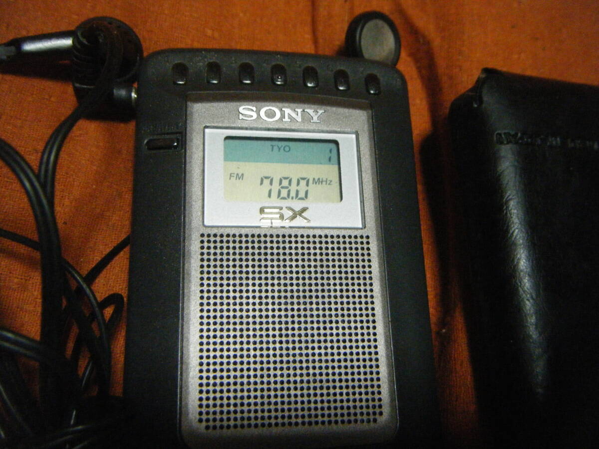 ●SONY 　FMステレオ/AM　ポケットラジオ SRF-SX905V●_画像2