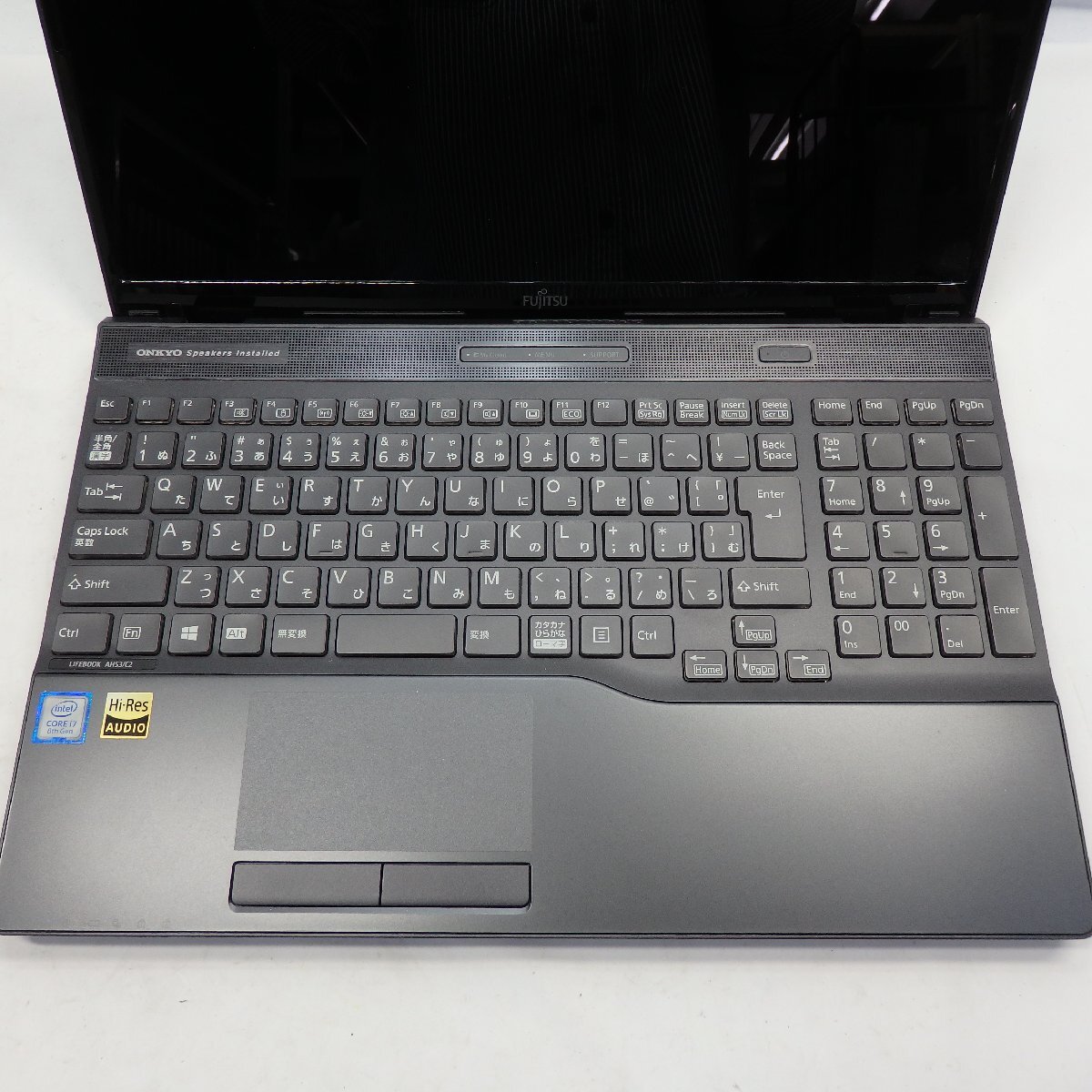 FUJITSU LIFEBOOK AH53/C2 Core i7-8550U 1.8GHz/8GB/HDD1TB/Blu-ray/15インチ/OS無/動作未確認【栃木出荷】の画像4