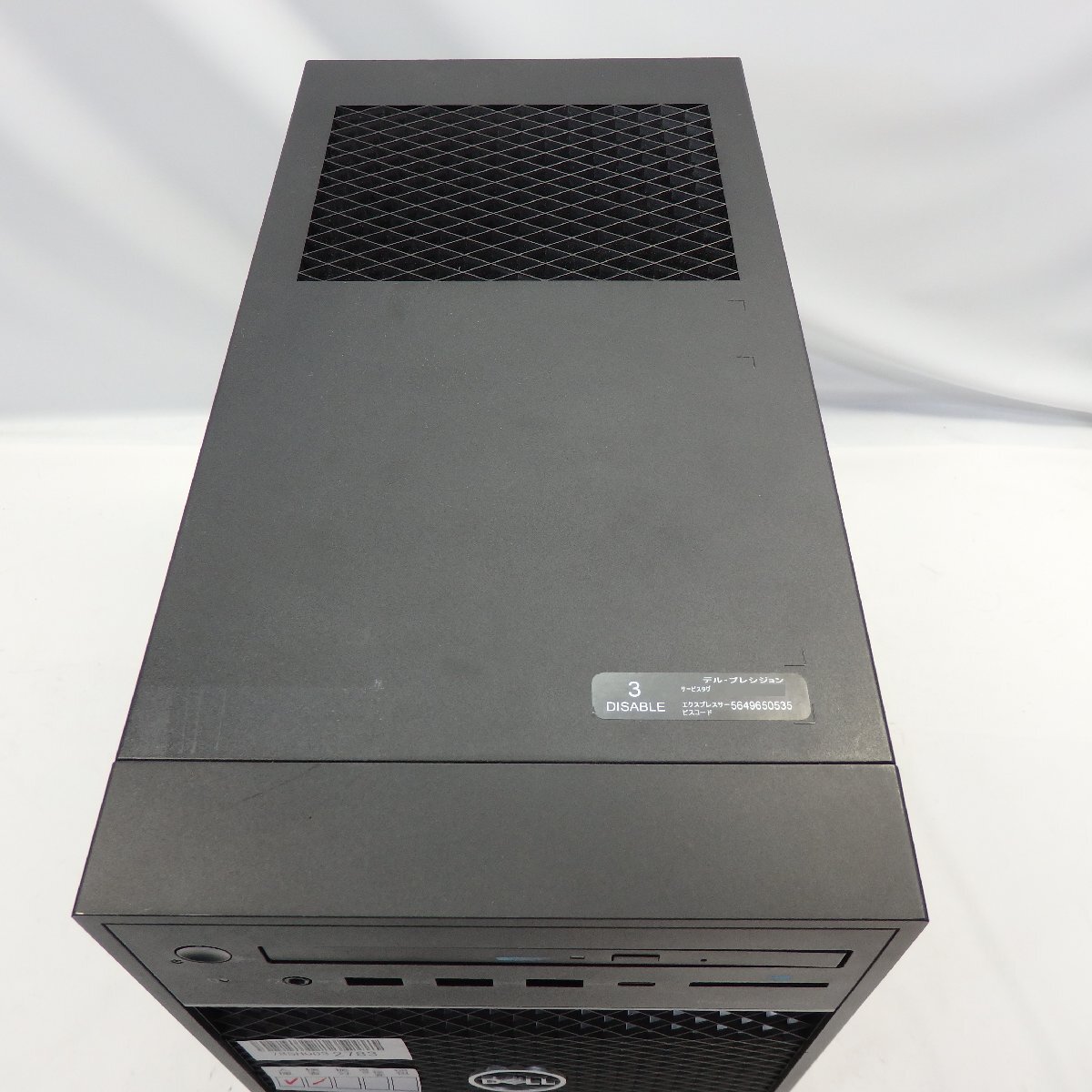 1円～ DELL Precision 3630 Tower Core i9-9900 3.1GHz/32GB/HDD1TB+SSD512GB/DVDマルチ/OS無/動作未確認/Quadro RTX4000【同梱不可】_画像3