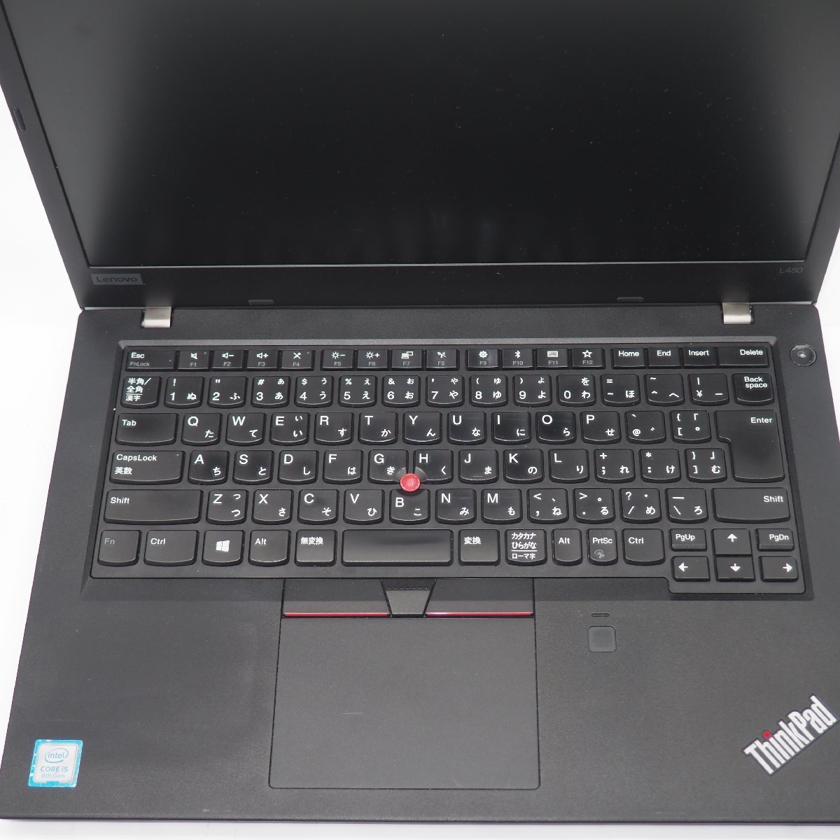 【ジャンク】Lenovo ThinkPad L480 Core i5-8250U 1.6GHz/8GB/SSD256GB/14インチ/OS無【栃木出荷】_画像3