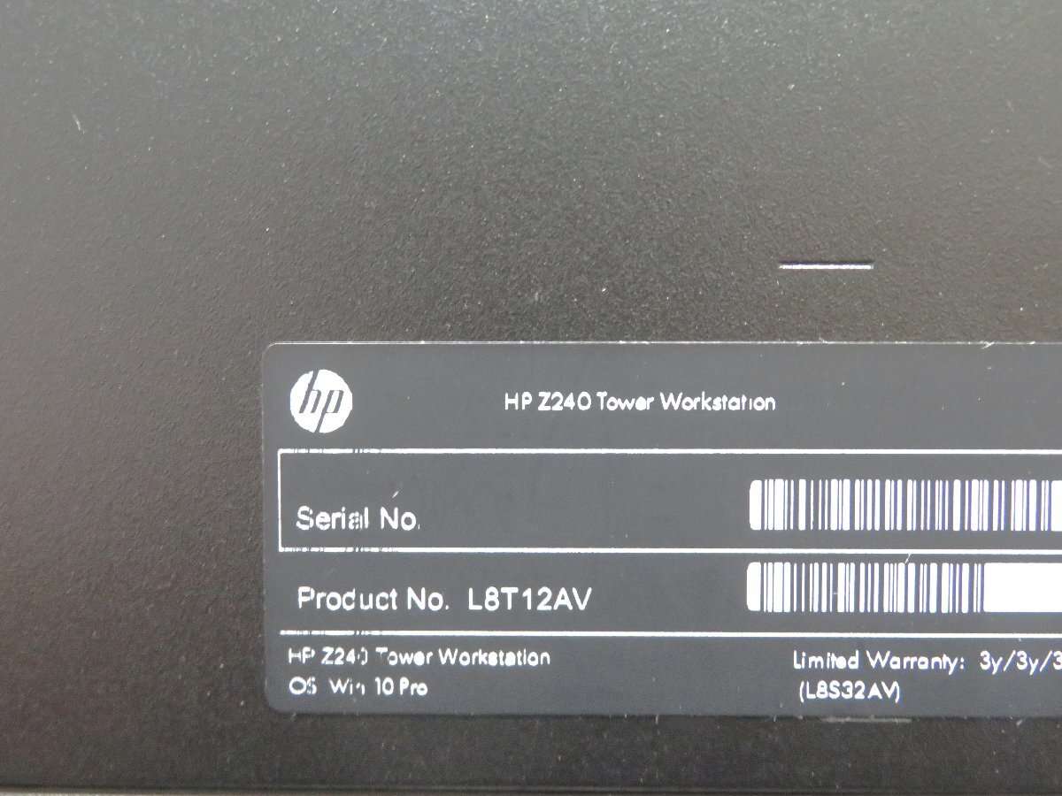 1 jpy ~HP Z240 Tower Workstation Xeon E3-1230 v5 3.4GHz/32GB/HDD1TB/DVD multi /OS less /Quadro P2000/ operation not yet verification [ including in a package un- possible ]