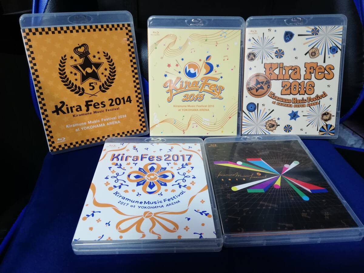 ≪ブルーレイ≫キラフェス kiraFes 2014～2018 Live　5本組　15枚セット_画像1