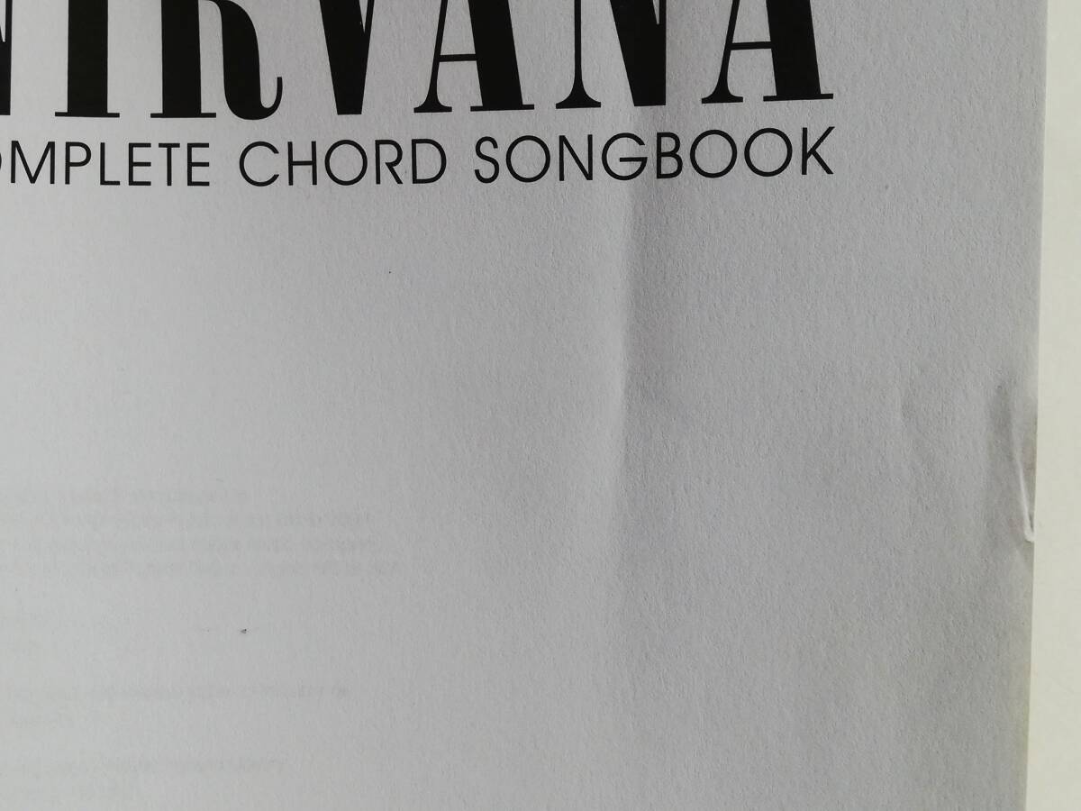 Nirvana Complete Chord Songbook ニルヴァーナ コードブック Nirvana Complete Chord Songbook ニルヴァーナ コードブック