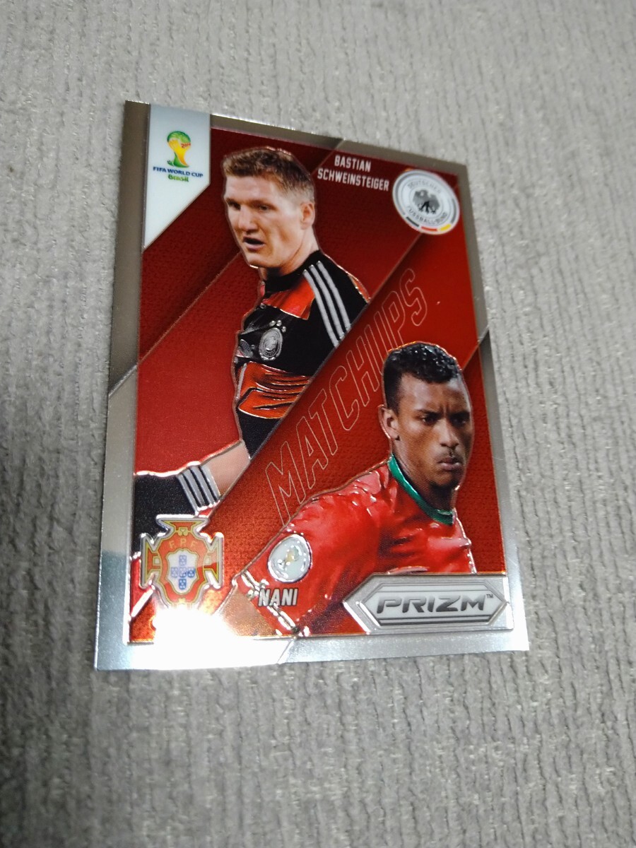 2014 Panini Prizm World Cup Matchups NANI SCHWEINSTEGER_画像1