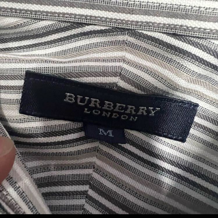 Burberry バーバリー　ストライプシャツ　ドレスシャツ　ボタンダウン