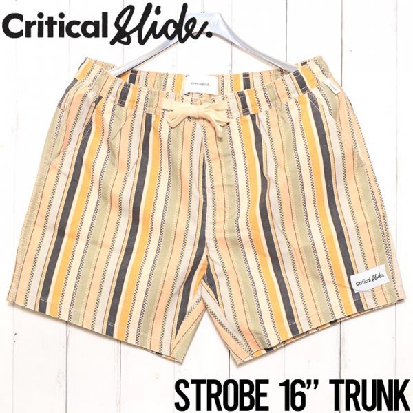 【送料無料】ボードショーツ Critical Slide クリティカルスライド STOROBE 16 TRUNK BS24092 32インチ