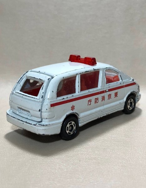 トミカ　トヨタ　エスティマ　救急車　日本製　No.87　ミニカー　TOMICA　同梱可 TOYOTA ESTIMA AMBULANCE (Ecpr_org)_画像2