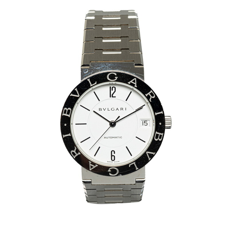 ブルガリ ブルガリブルガリ 腕時計 BB33SS 自動巻き ホワイト文字盤 ステンレススチール メンズ BVLGARI 【中古】の画像2