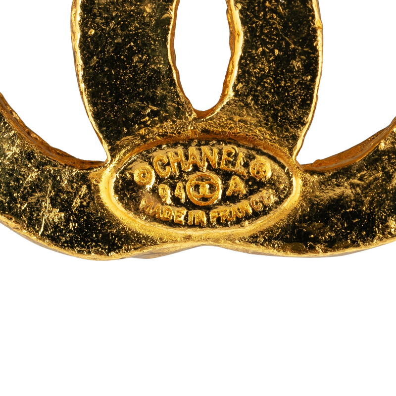  Chanel Vintage здесь Mark Triple брошь Gold металлизированный женский CHANEL [ б/у ]