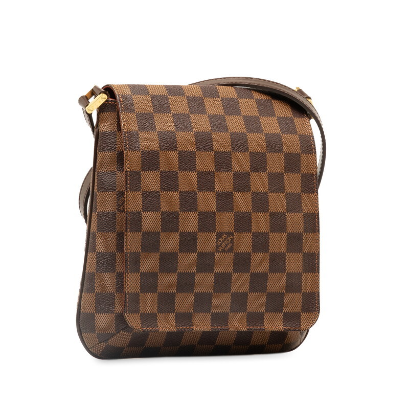 ルイ ヴィトン ダミエ ミュゼットサルサ ロングショルダー 斜め掛け ショルダーバッグ N51300 ブラウン PVC LOUIS VUITTON 【中古】_画像2