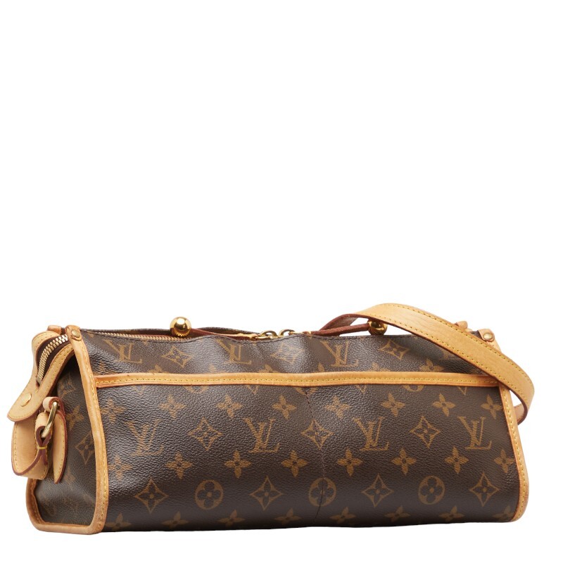 ルイ ヴィトン モノグラム ポパンクール ロン ショルダーバッグ M40008 ブラウン PVC レザー レディース LOUIS VUITTON 【中古】_画像3