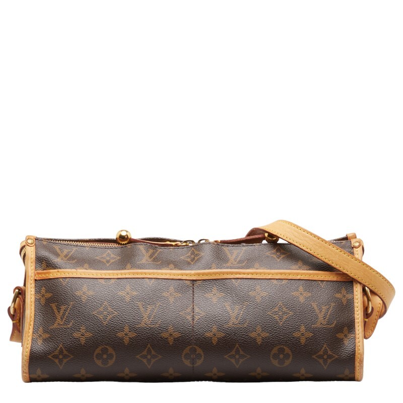 ルイ ヴィトン モノグラム ポパンクール ロン ショルダーバッグ M40008 ブラウン PVC レザー レディース LOUIS VUITTON 【中古】_画像1