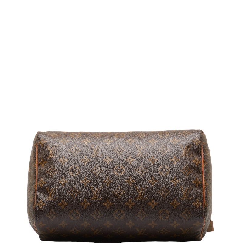 ルイ ヴィトン モノグラム スピーディ30 ハンドバッグ M41526 ブラウン PVC レザー レディース LOUIS VUITTON 【中古】_画像4