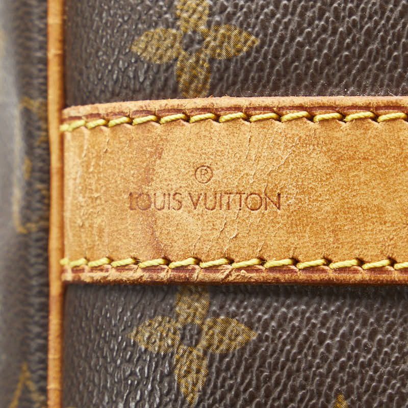 ルイ ヴィトン モノグラム キーポル55 ボストンバッグ トラベルバッグ 旅行用バッグ M41424 ブラウン PVC レザー LOUIS VUITTON 【中古】_画像9