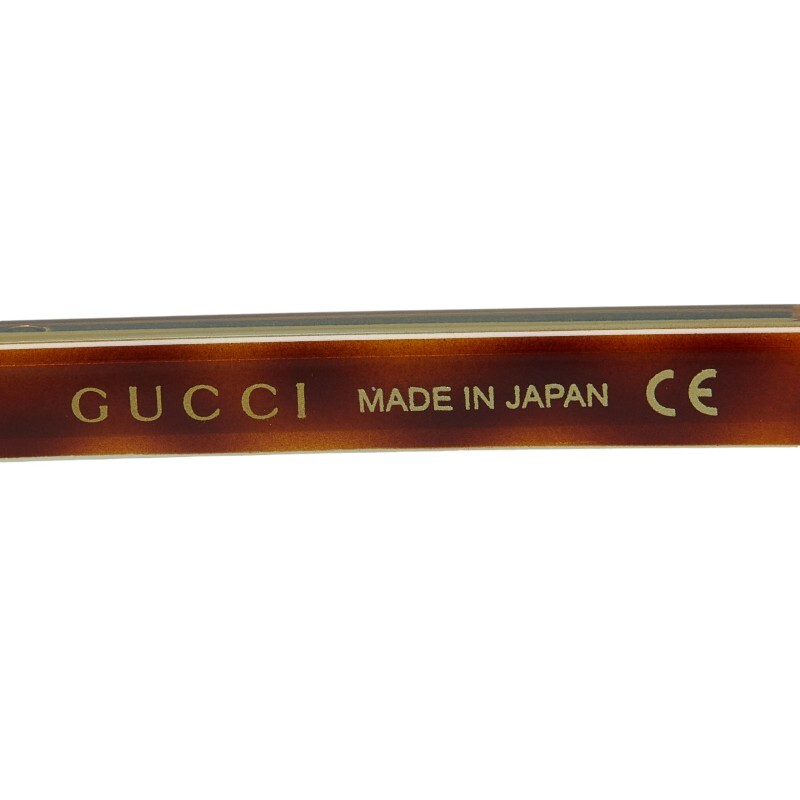 グッチ サングラス GG0382S ブラウン ブルー プラスチック メンズ GUCCI 【中古】_画像5