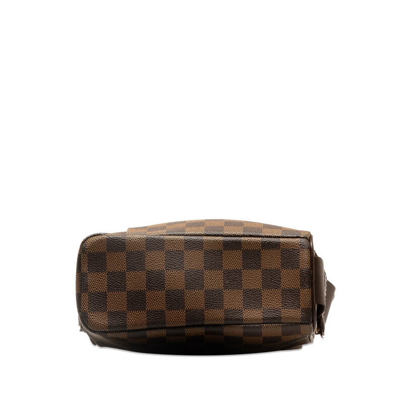 ルイ ヴィトン ダミエ オラフPM 斜め掛け ショルダーバッグ N41442 ブラウン PVC レザー レディース LOUIS VUITTON 【中古】_画像4