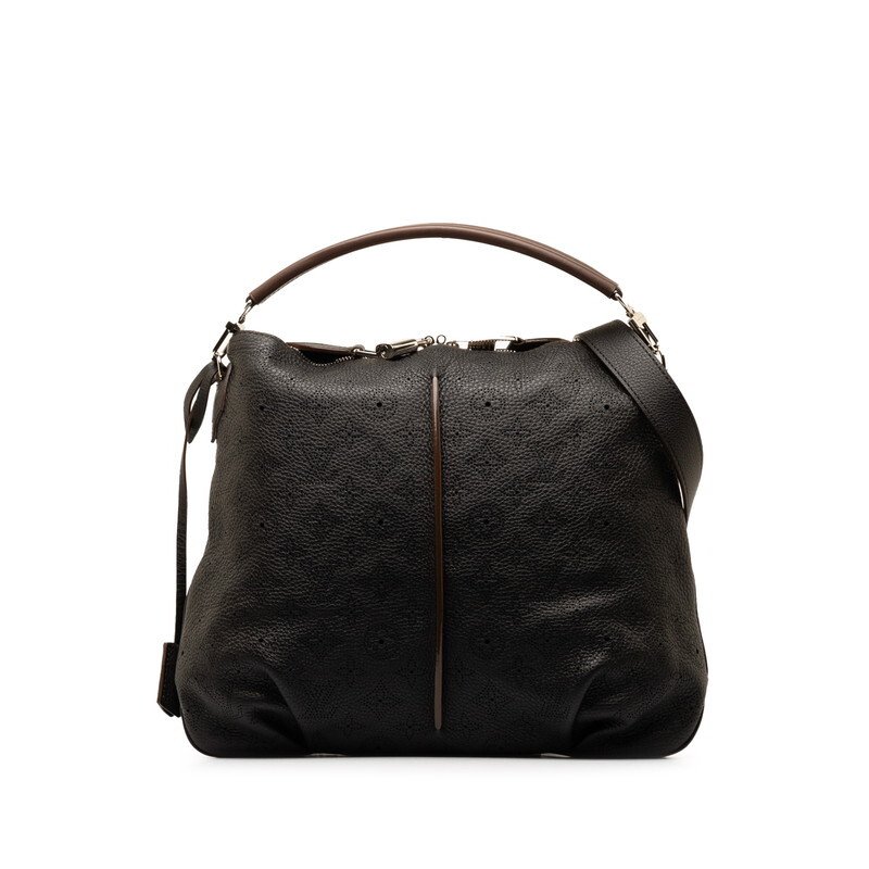 ルイ ヴィトン モノグラム マヒナ セレネMM ハンドバッグ ショルダーバッグ 2WAY M93987 ノワール ブラック LOUIS VUITTON 【中古】_画像2