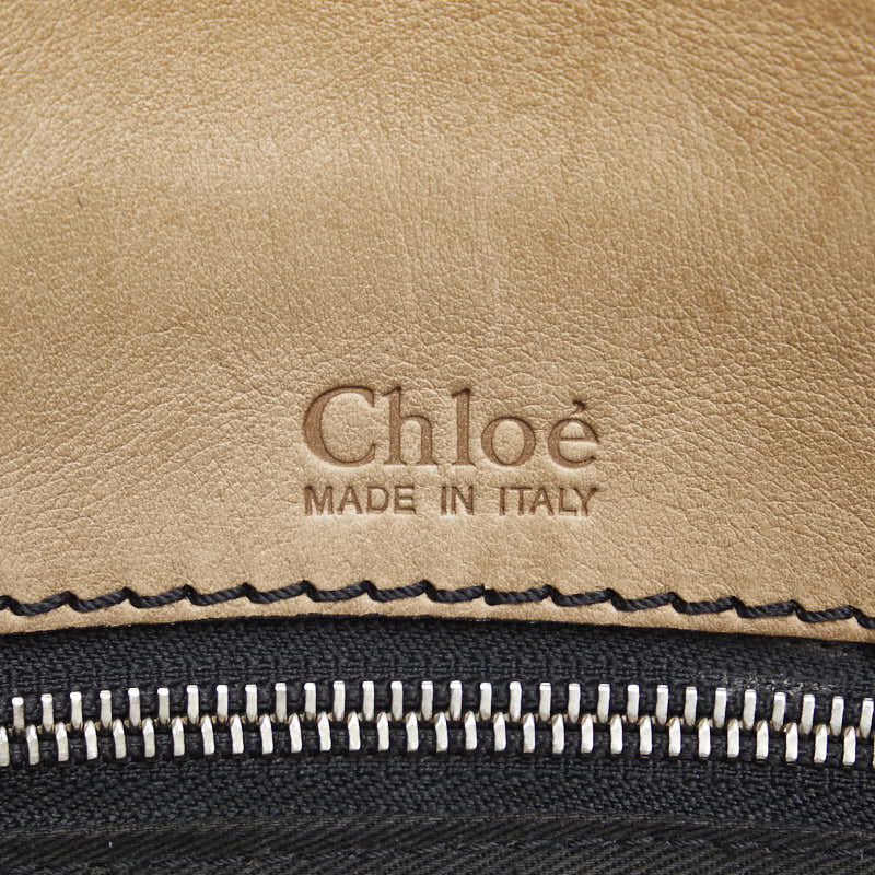 クロエ イーディス ハンドバッグ トートバッグ ベージュ レザー レディース Chloe 【中古】_画像8