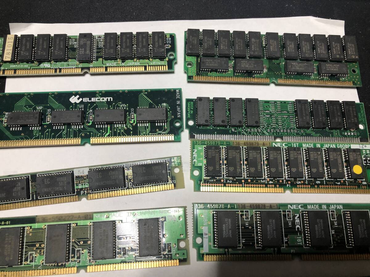 NEC　PC-9801用　各種メモリ－　13枚　⑥_画像2