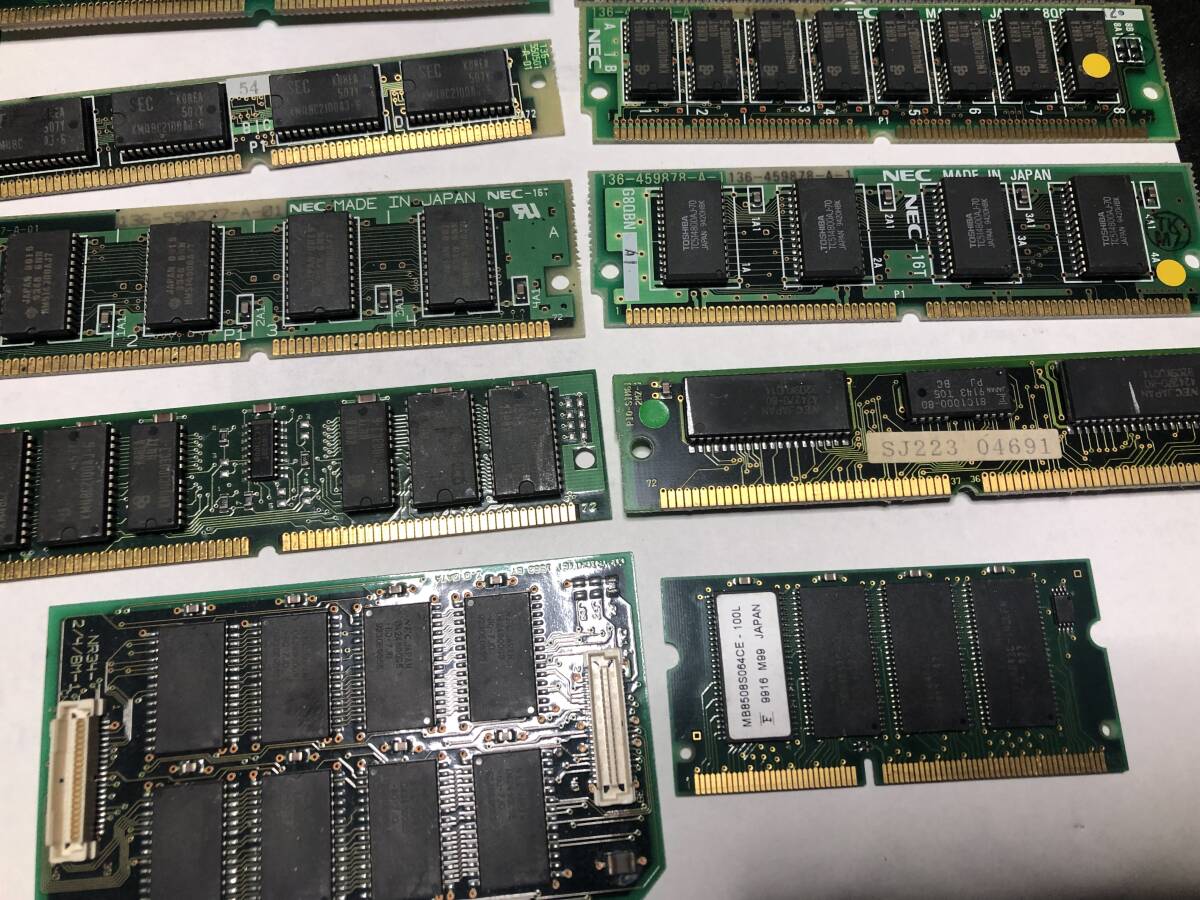 NEC　PC-9801用　各種メモリ－　13枚　⑥_画像4