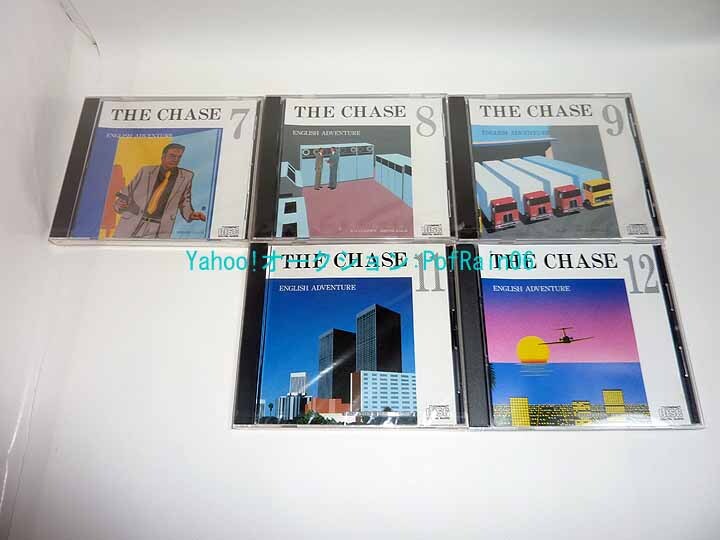 CD イングリッシュアドベンチャー 追跡 THE CHASE CD11枚(Chapter10欠品) カセット6巻(Chapter7~12)