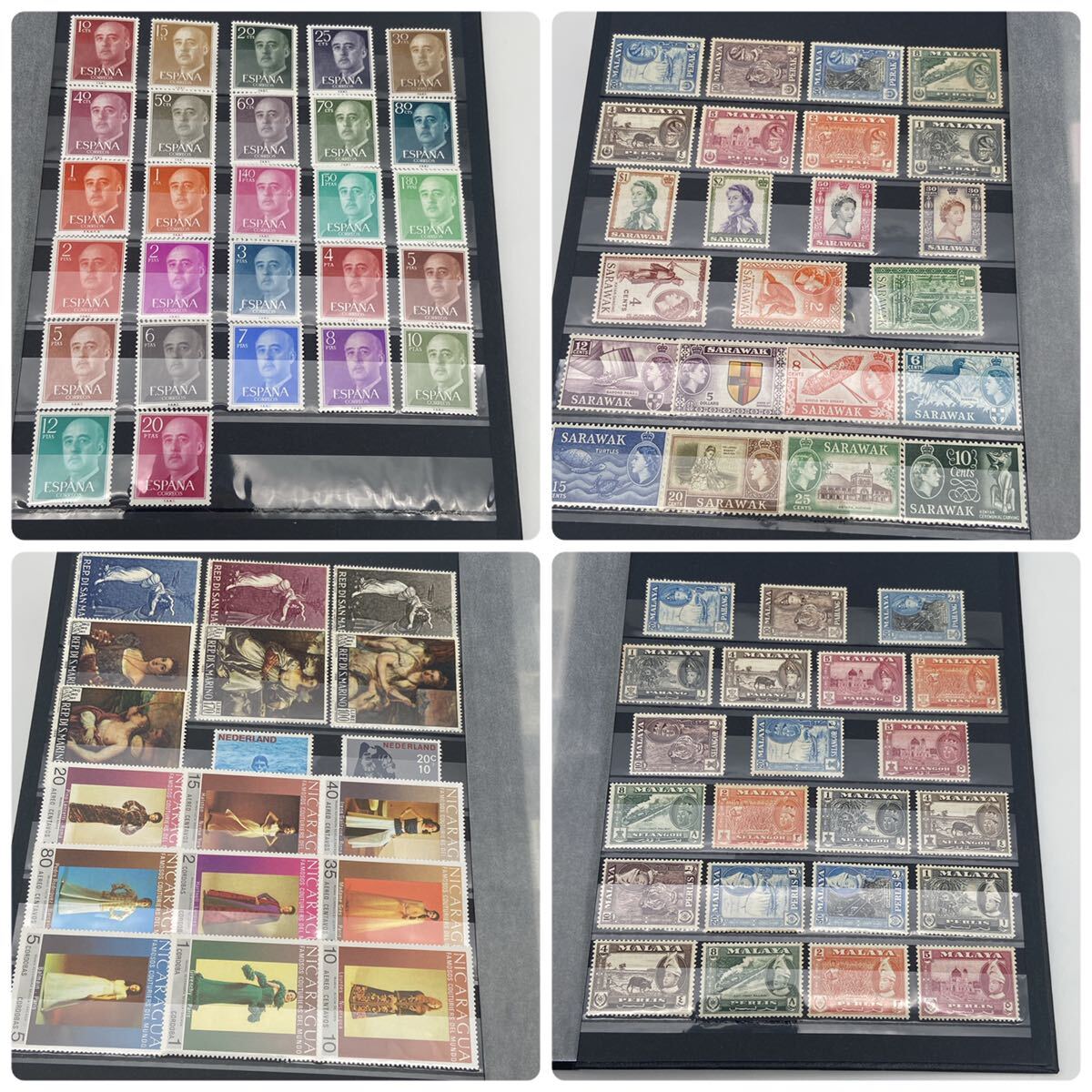 海外切手 外国切手 大量 まとめ コレクション ストックブック アルバム ドイツ オーストリア バチカン 香港 スペインの画像8