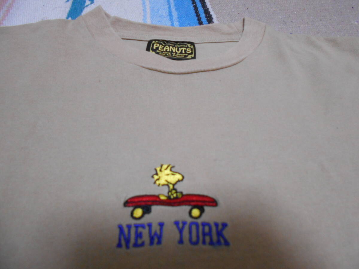 １９６０S SNOOPY WOODSTOCK SKATEBOARD JOECOOLスヌーピー ウッドストックSCHULTZ PEANUTS ANTIQUES Tシャツ アンティーク スケートボード_画像1