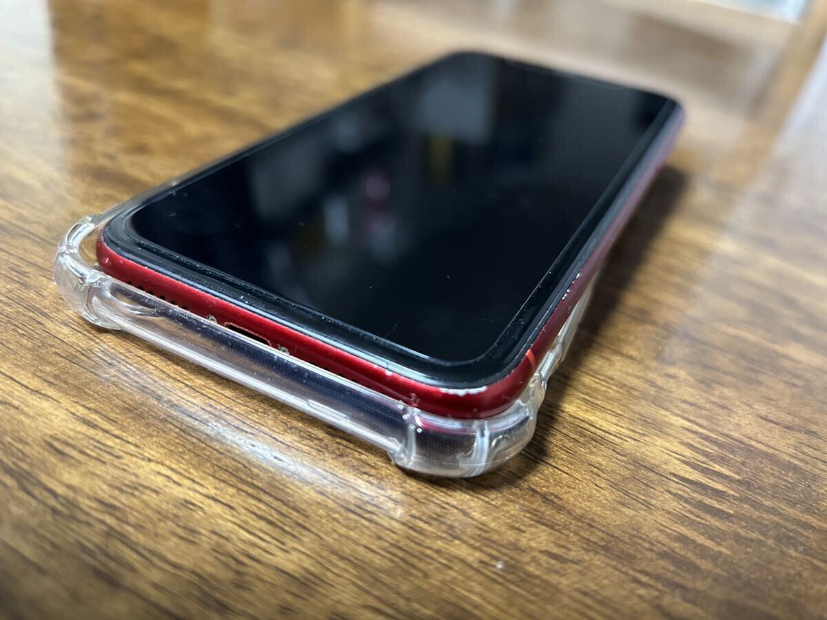 iPhone XR RED 128 GB SIMフリー　海外版　物理2枚sim可能_画像8