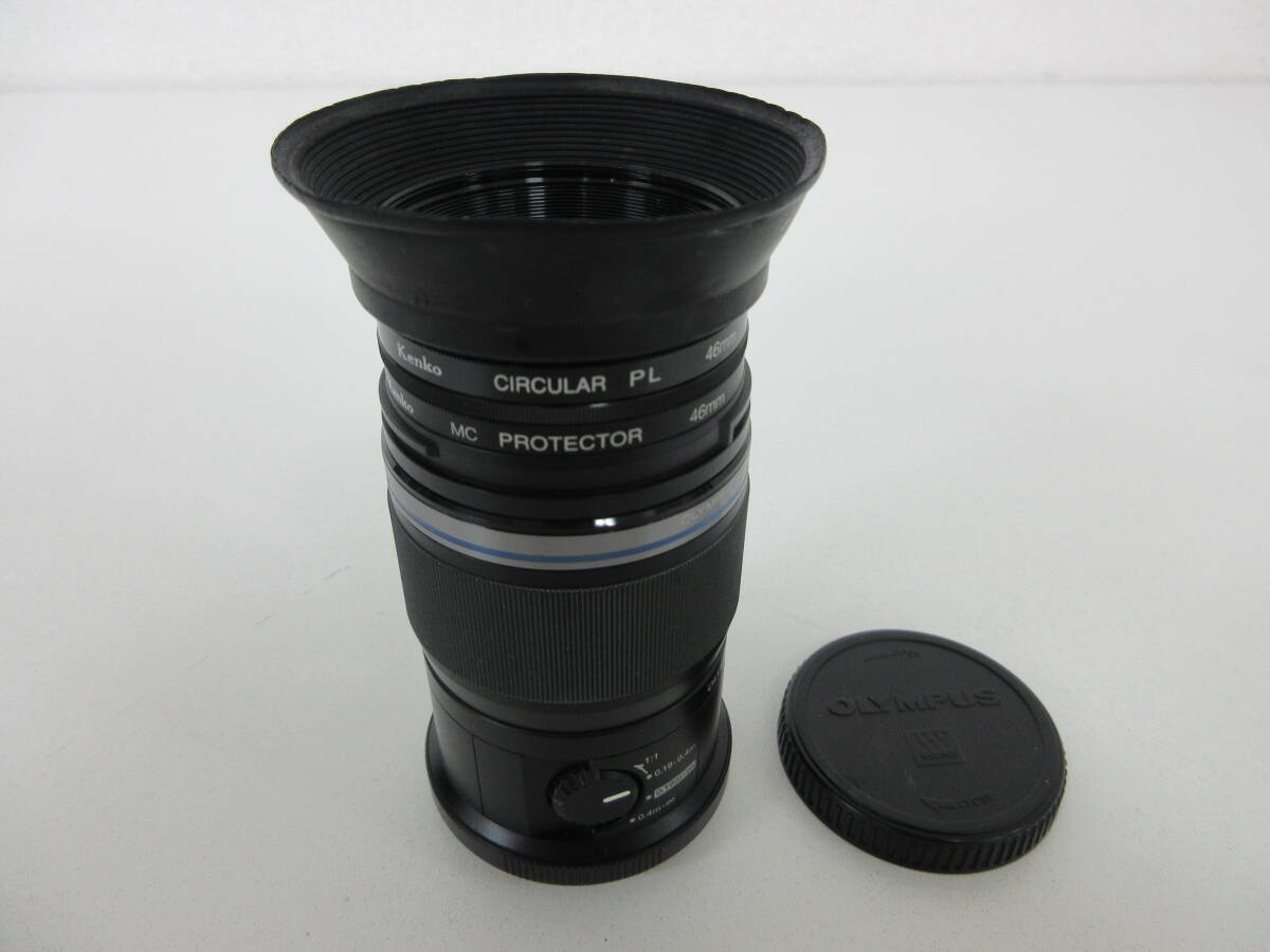 中古 レンズ OLYMPUS M.ZUIKO DIGITAL ED 60mm 1:2.8 MACRO ED MSC 単焦点 レンズ オリンパス ※動作未確認 ／F_画像1