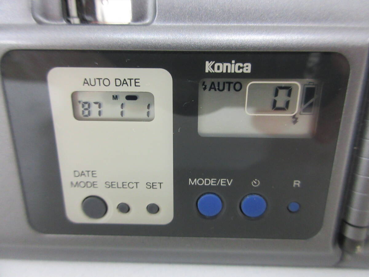 中古 カメラ Konica コニカ BiG mini ビッグミニ BM-201 フィルムカメラ ※通電のみ確認済 ／Fの画像8