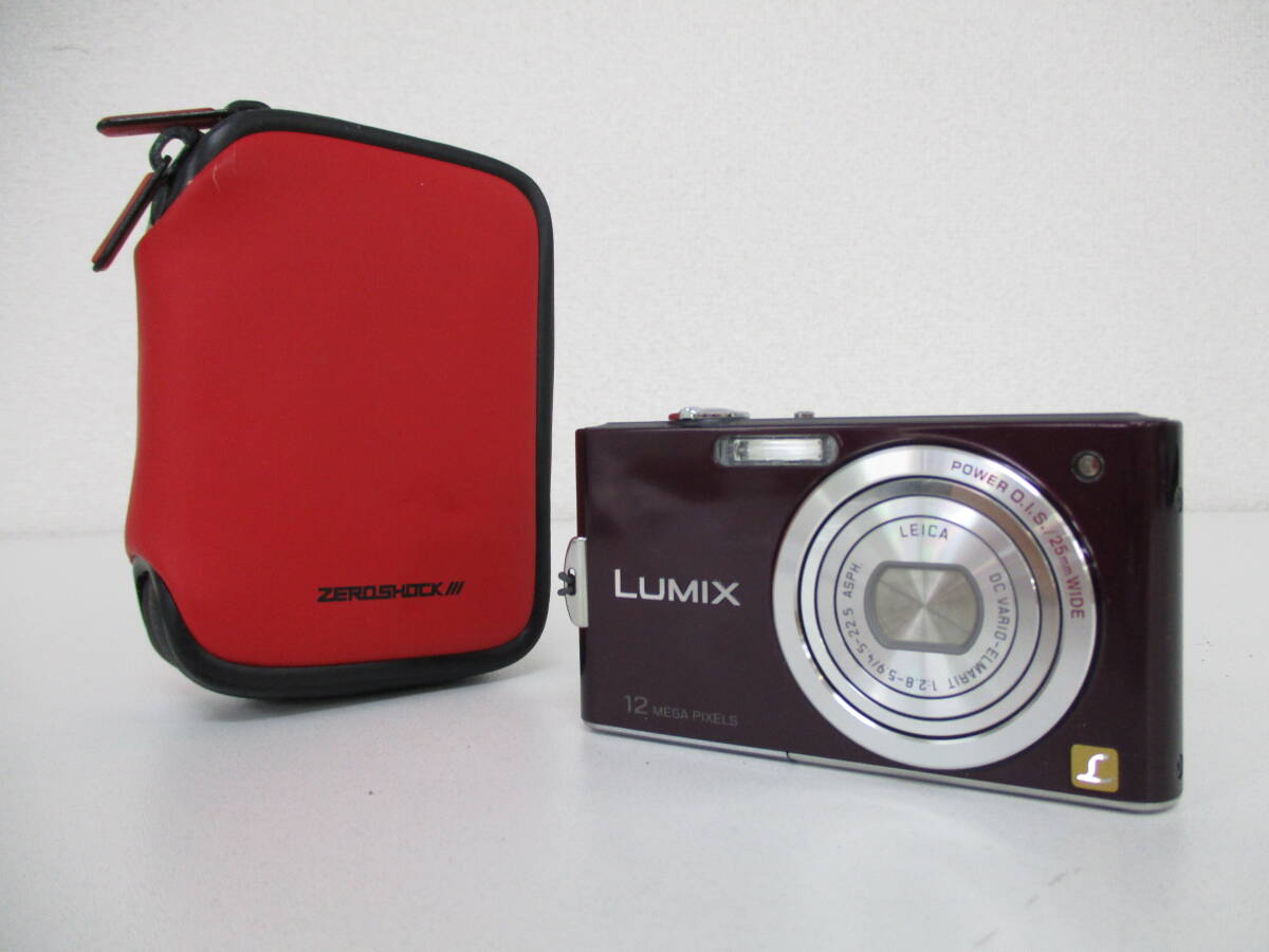 中古 カメラ Panasonic LUMIX DMC-FX60 デジタルカメラ　DC VARIO-ELMARIT 1:2.8-5.9 / 4.5-22.5 ※動作未確認／P_画像1