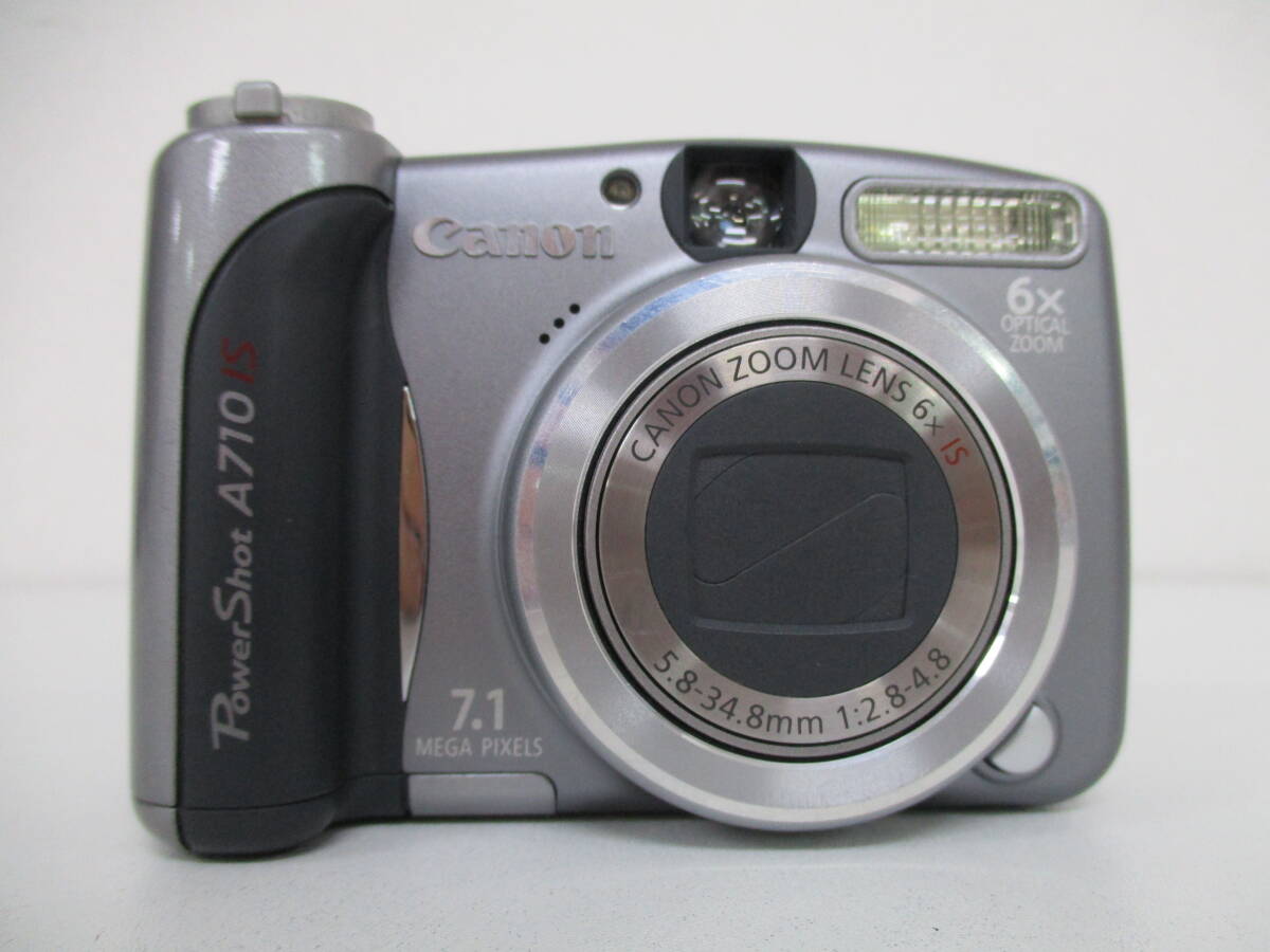 中古 カメラ CANON キヤノン Power Shot A710 IS PC1199 ※通電のみ確認済 ／ Z_画像1
