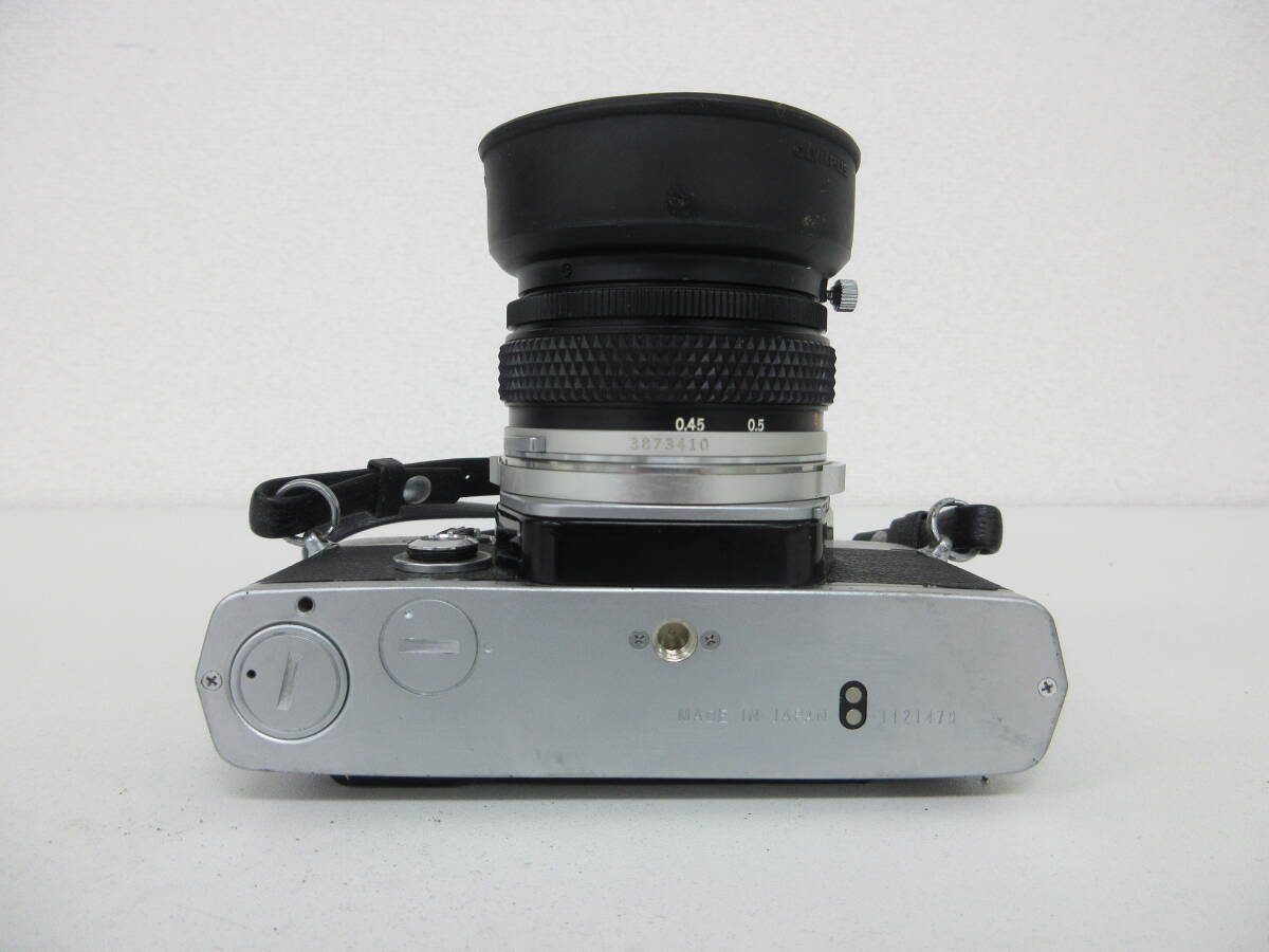 中古 カメラ OLYMPUS オリンパス OM-2 / レンズ OM-SYSTEM ZUIKO AUTO-S 50mm 1:1.8/オリンパス スピードライト ※動作未確認／M_画像6