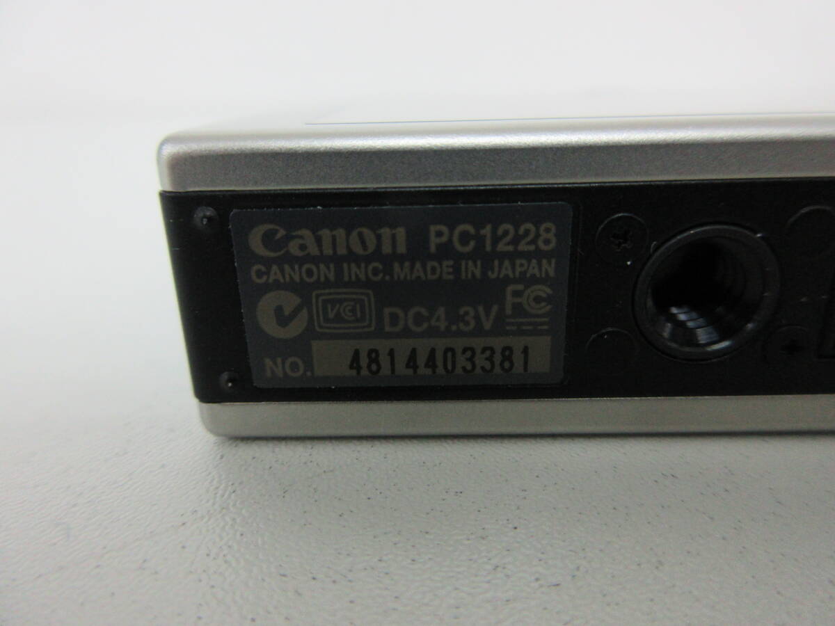 中古 カメラ Canon キャノン IXY DIGITAL 10 PC1228 コンパクトデジタルカメラ ※通電のみ確認済／N_画像6